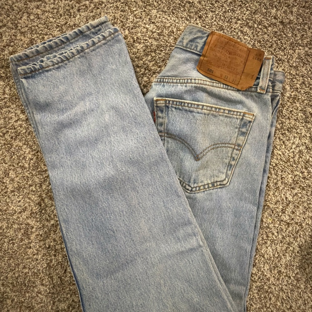 Vintage 90s Levi’s 501 Jeans W33 L32 Made in USA 524 0298